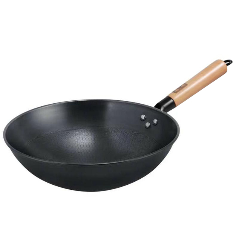 张小泉南方铁锅32cm（不带盖） C32260300（单位：只） 黑色