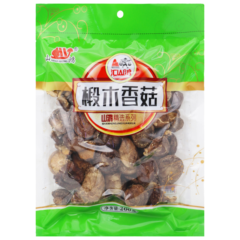 山鸿椴木香菇  200g  单位：袋 浅灰色