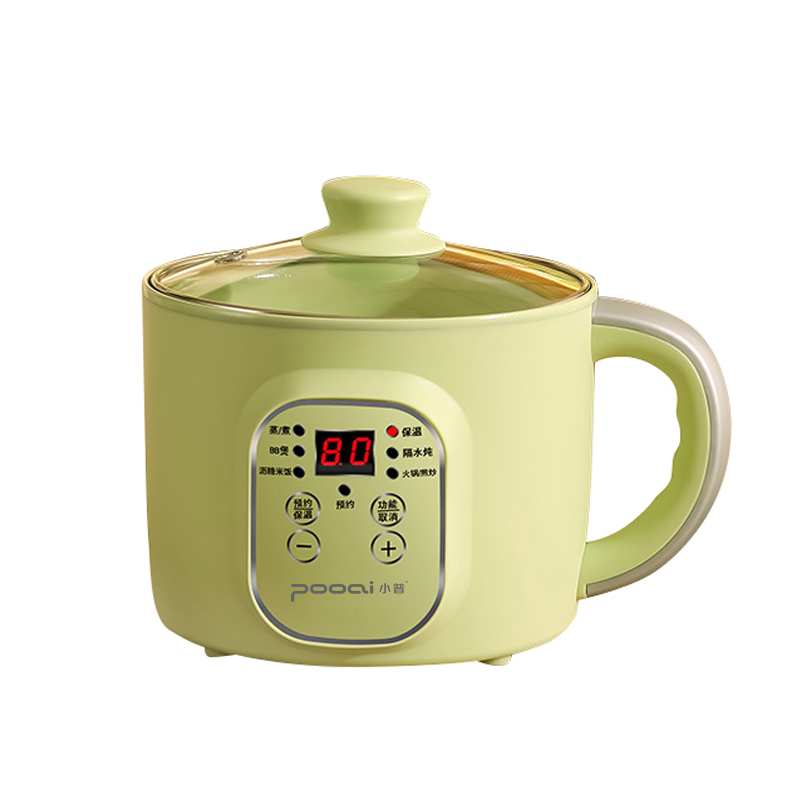 小普（POOAI）多功能锅DX302、1.5L  带沥糖篮 （单位：台） 芥末绿