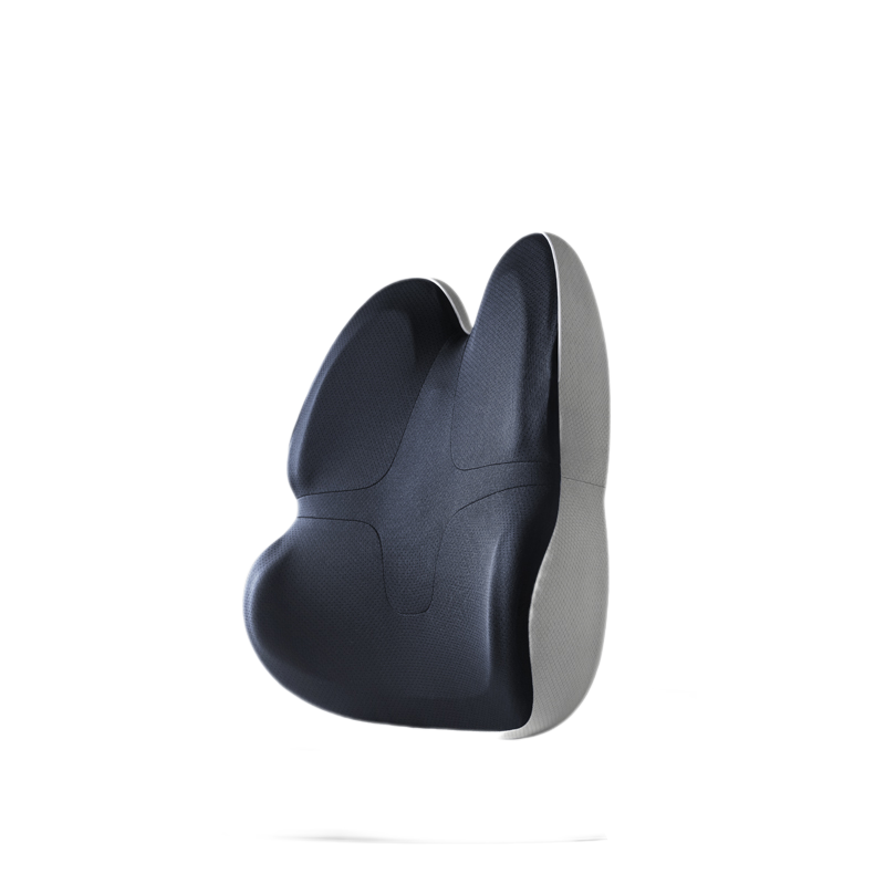 PPW分区靠垫护腰靠垫竹炭款珐琅黑(420*420*150mm)/个 珐琅黑