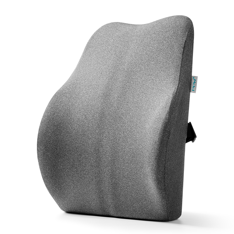 PPW护脊腰垫护腰靠垫竹炭款铅笔灰(430*400*110mm)/个 铅笔灰