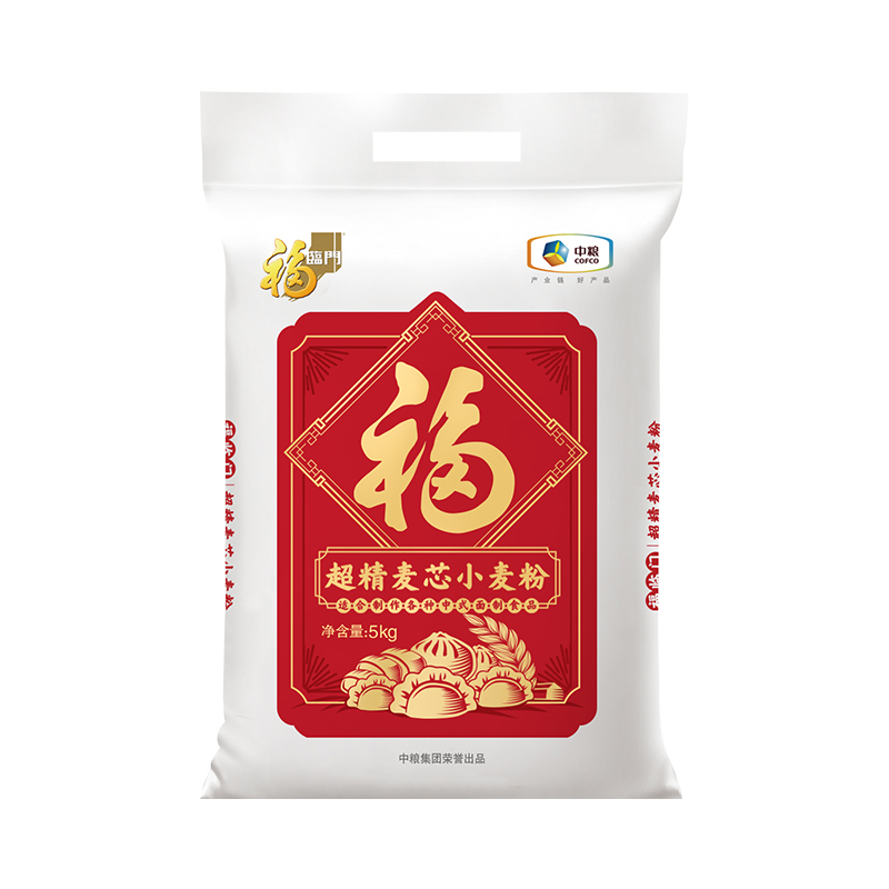 福临门超精小麦面粉5KG/袋 自然色