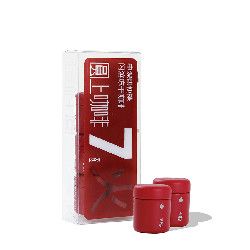 圆上咖啡 火7&mdash;中深烘焙度闪溶冻干咖啡 7颗装*3盒 2g*7颗*3盒