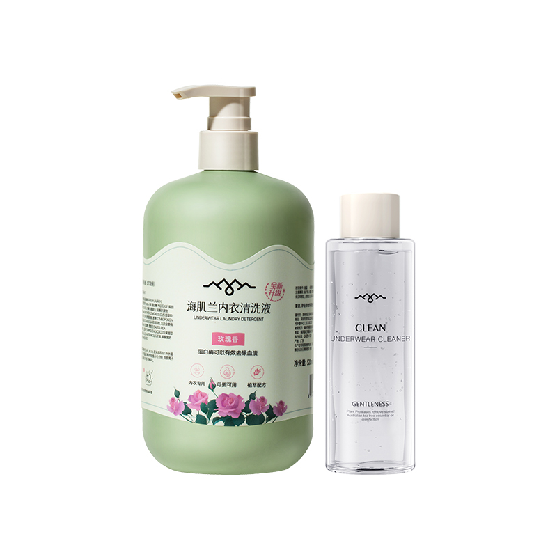 海肌兰内衣清洗液520ml（玫瑰香）泵头款+80ml（单位：瓶） 粉色