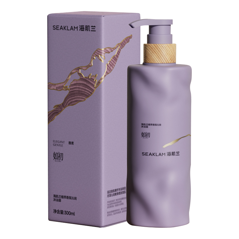 海肌兰植萃香氛沁润沐浴露（雅柔）300ml-如初1代系列（单位：瓶） 白色