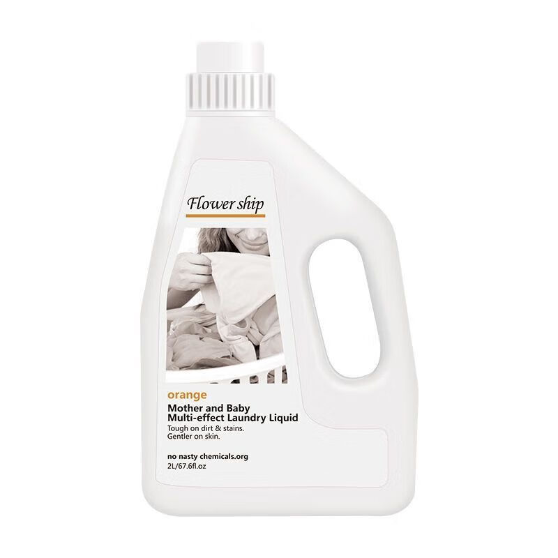 花卉诗（Flower ship）甜橙母婴多效洗衣液2L（单位：支） 白色
