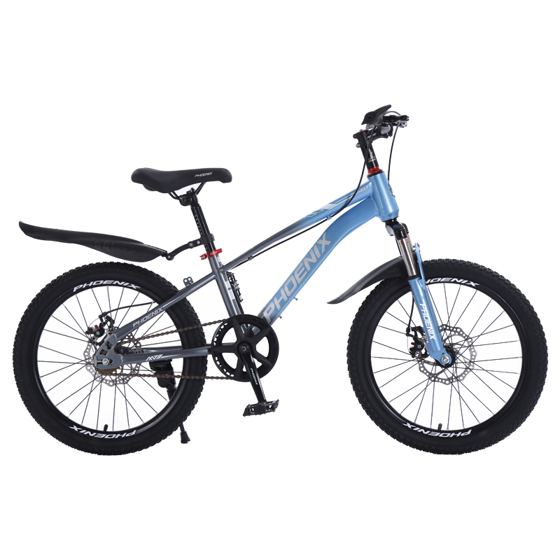 凤凰20寸单速山地自行车-星际（辐条轮）（单位：辆） 灰蓝色