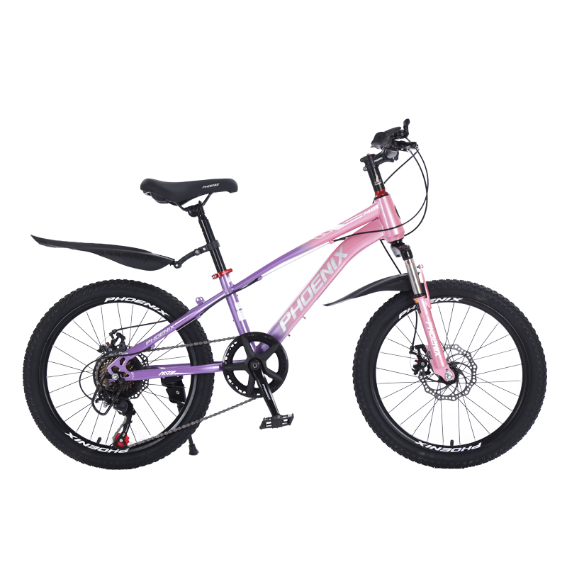 凤凰20寸7速山地自行车-星际（辐条轮）（单位：辆） 粉紫色