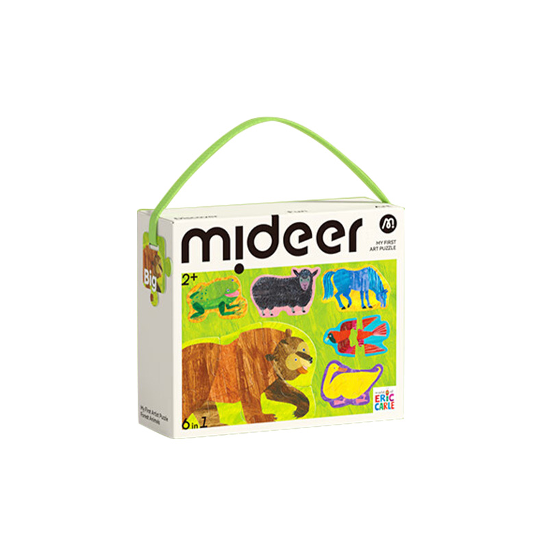 弥鹿（MiDeer）宝宝的第一套艺术家拼图（单位：盒） 森林动物MD1461