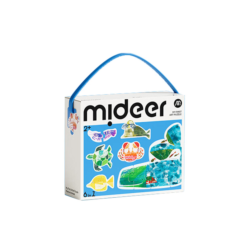 弥鹿（MiDeer）宝宝的第一套艺术家拼图（单位：盒） 神奇海洋MD1463