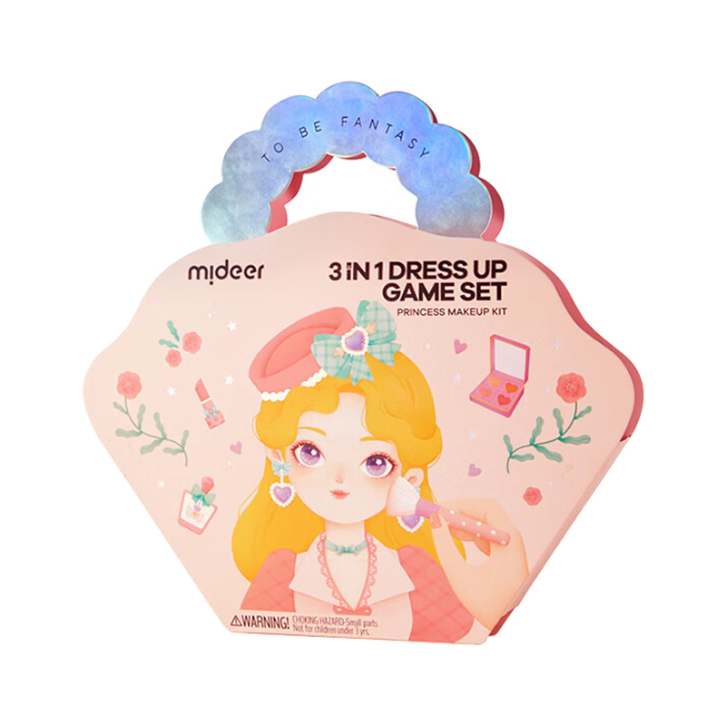 mideer三合一换装游戏套装-公主的换装间MD3378（单位：盒） 单色