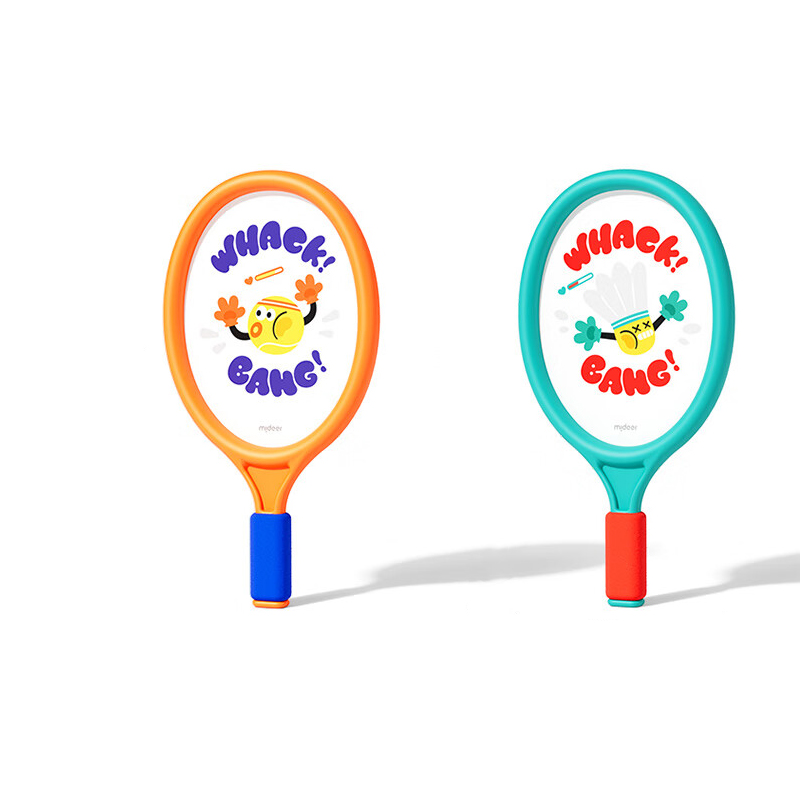 mideer儿童二合一入门球拍MD1370（单位：对） 单色