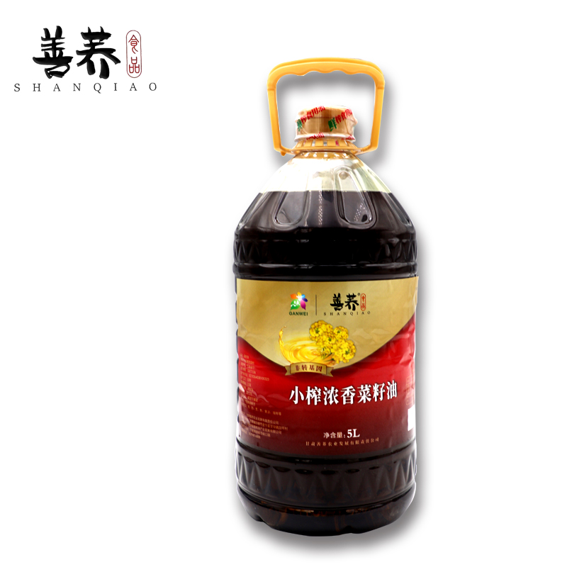 善荞小榨菜籽油5L（单位：桶） 金色