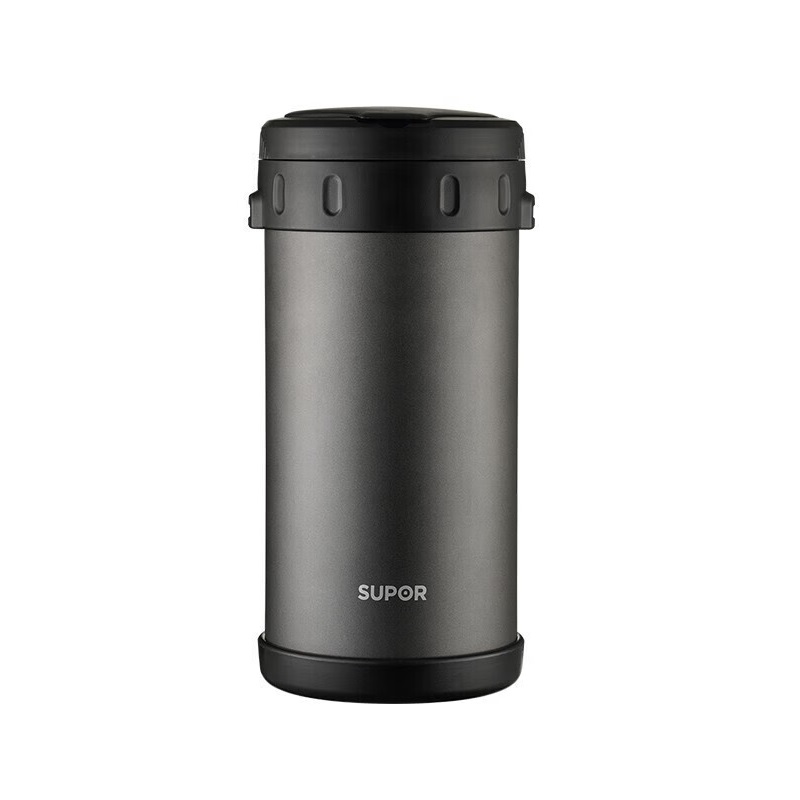 苏泊尔（SUPOR）304不锈钢魔法保温提锅2.3L KF23AL10（个) 夜幕黑
