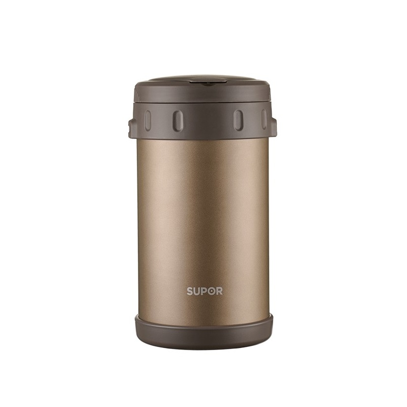 苏泊尔（SUPOR）304不锈钢魔法保温提锅2.3L KF23AL10（个) 沙漠金