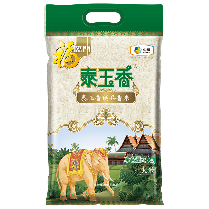 福临门泰玉香臻品香米5kg（单位：袋） 自然色