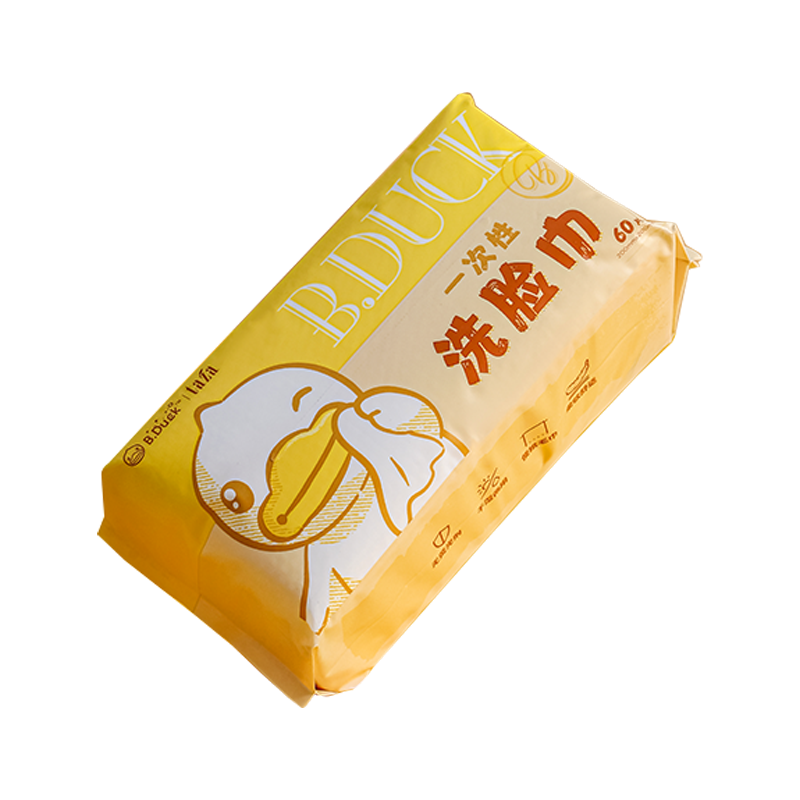 B.Duck小黄鸭抽式洗脸巾三包装564/20*20cm*60*3(单位:份) 黄色