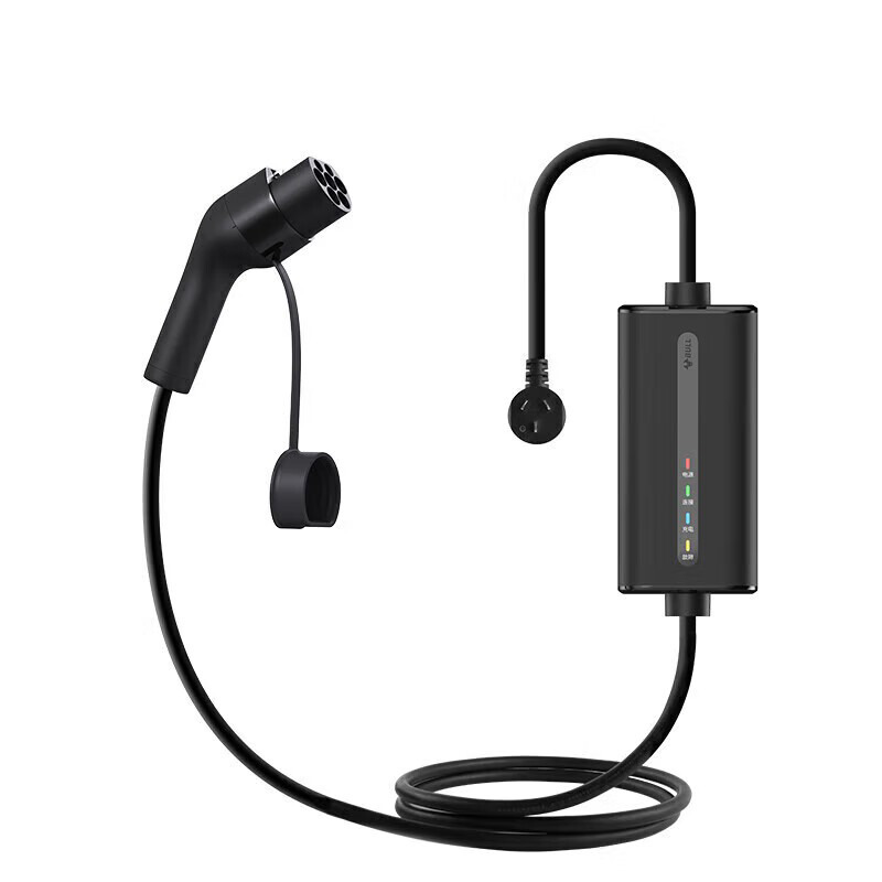 公牛D2-C16A单盒装移动式交流充电枪(舒享款/7527)5m/个 曜石黑