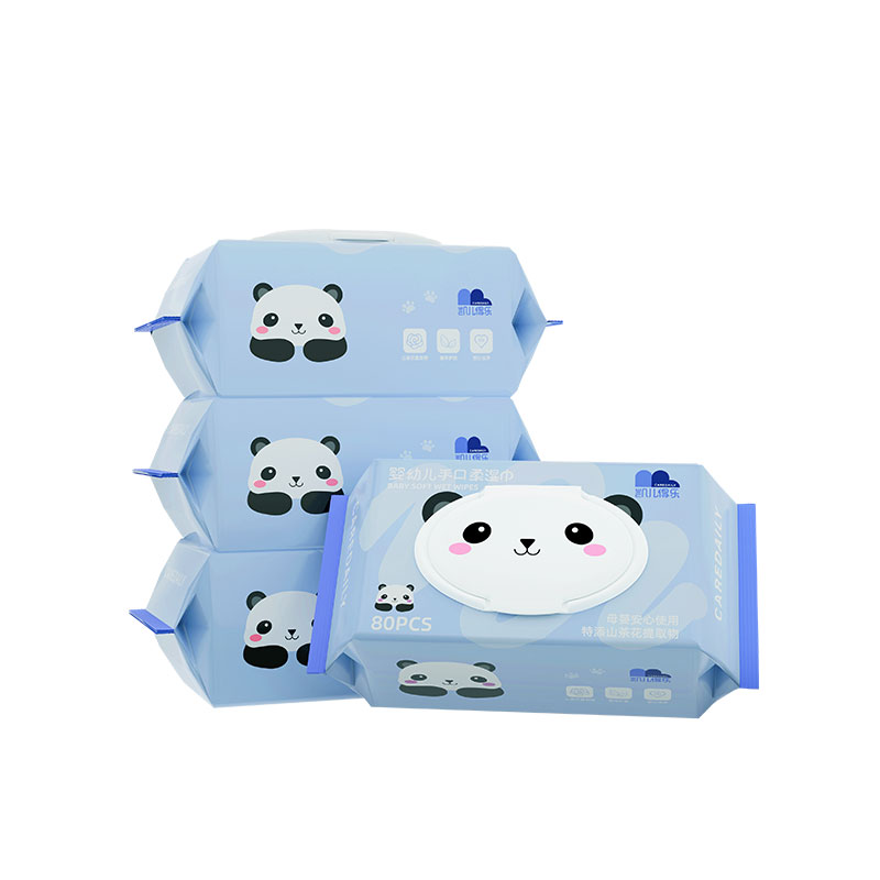 凯儿得乐萌趣大湿巾80抽*4包（单位：箱） 4包/箱