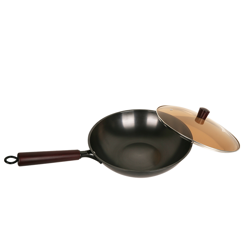 康宁Pyrex名厨系列精铁炒锅PX-JTDHG/HP（单位：套） 曜石黑