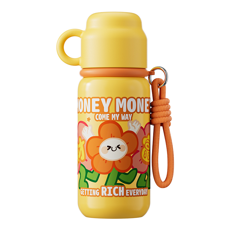 JEKO&JEKO 心愿系列保温杯450ML（个） 黄色