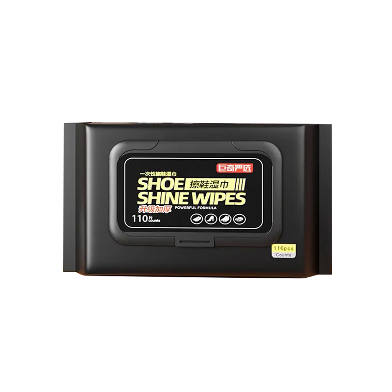 巨奇（JUQI）擦鞋湿巾（单位：包） 黑色110片*1