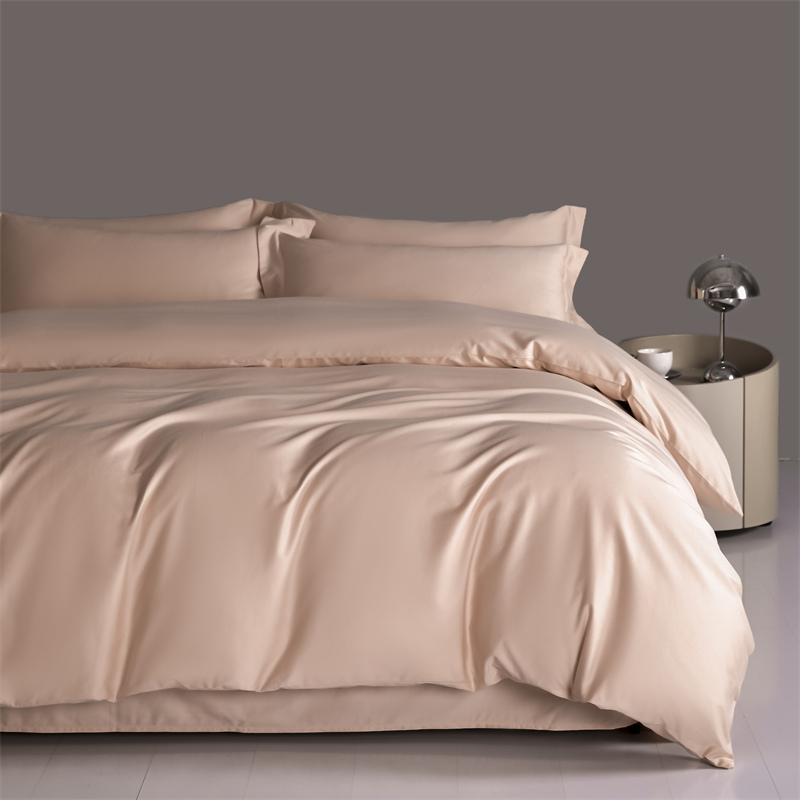 雅鹿  100支全棉抗菌四件套2*2.3米（单位：床） 浅豆沙