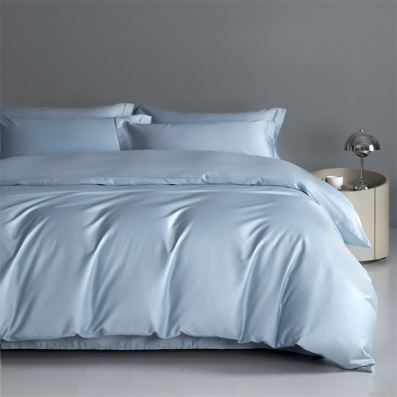 雅鹿  100支全棉抗菌四件套2*2.3米（单位：床） 水波蓝