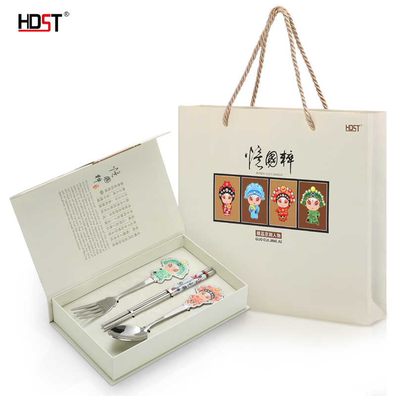 华典世通（HDST）京剧人物三件套LP-1317（单位：套） 叉勺筷三件套