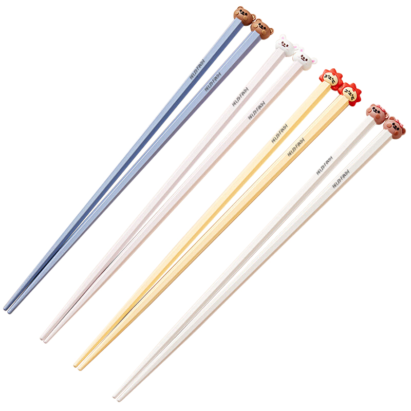 沃德百惠 G21743-5 合金筷套装 4双装（单位：套） 混色