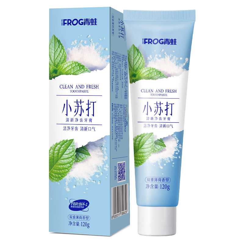 青蛙（FROG）清新净齿牙膏GH962（单位：支） 蓝色 1支装