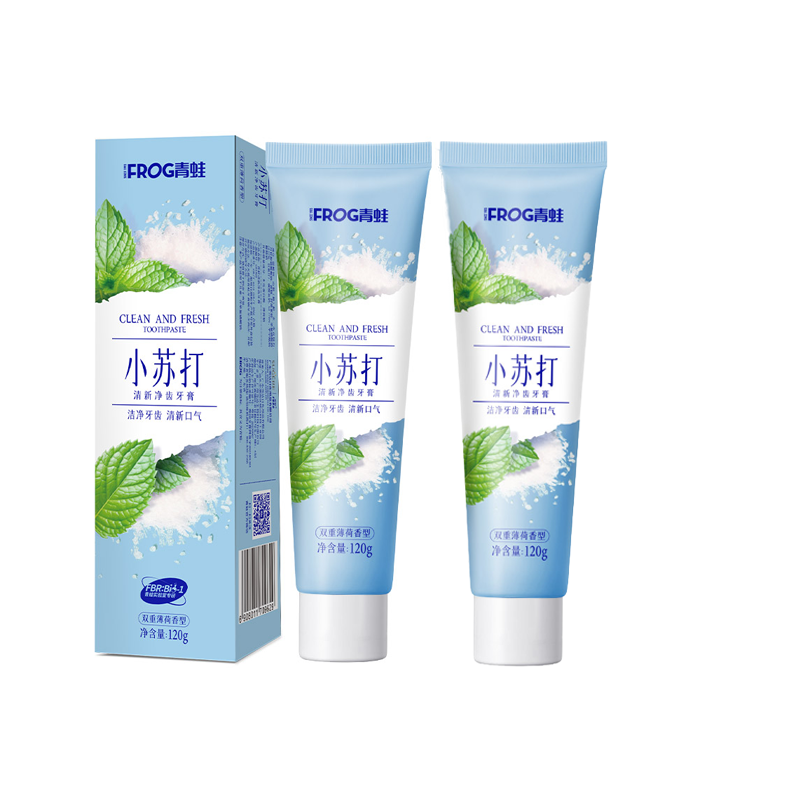 青蛙（FROG）清新净齿牙膏GH962（单位：支） 蓝色 2支装