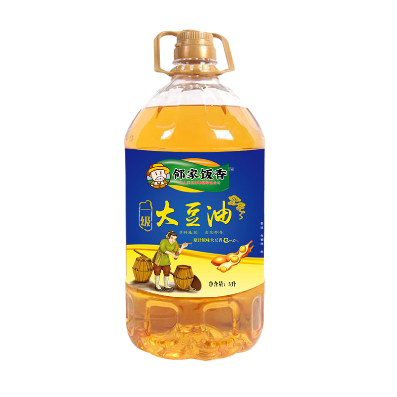 邻家饭香 浸出一级大豆油 非转基因 5L/桶 LJFX163（单位：桶） 宝石蓝