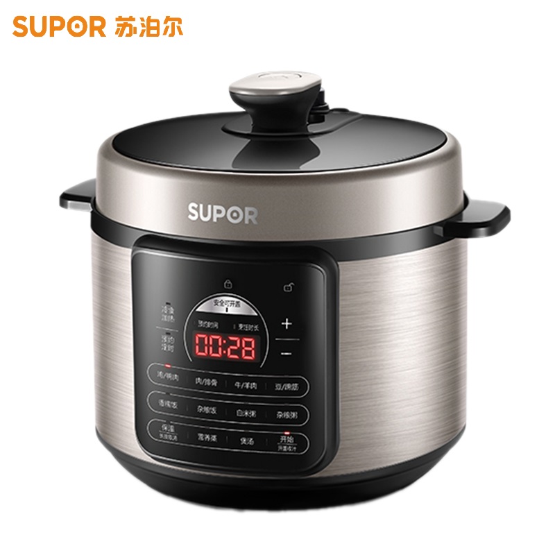苏泊尔(SUPOR) ZMD安心系列电压力锅SY-60YC505Q 台 褐色