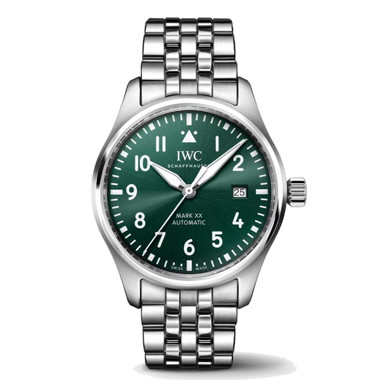 IWC万国 马克二十飞行员系列机械男士腕表 IW328206（单位1块） 绿茶