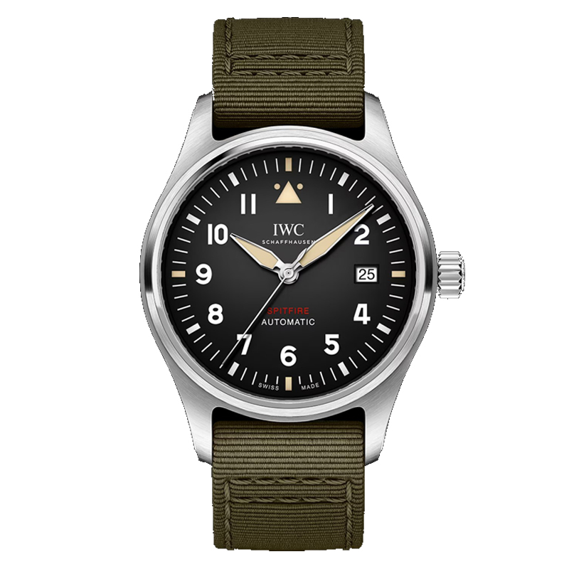 IWC万国 喷火战机飞行员系列机械男表手表 IW326805（单位1块） 绿色
