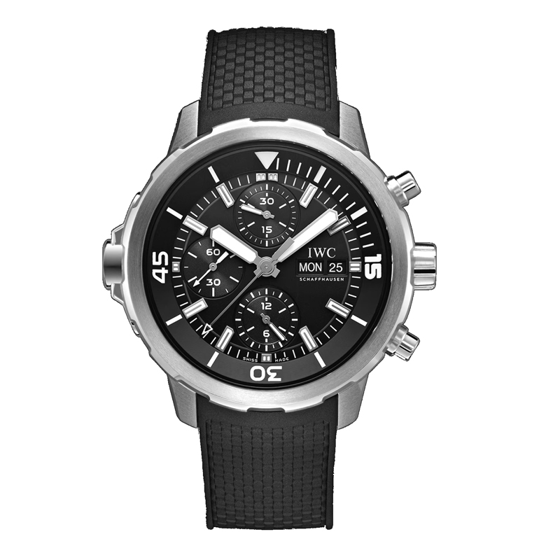 IWC万国 海洋时计系机械男表手表 IW376803（单位1块） 黑色