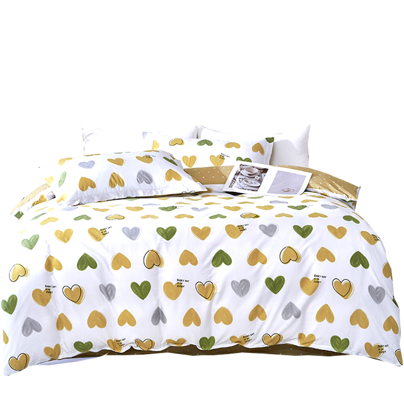 罗曼罗兰（ROMROL）全棉四件套-夏之心200*230cm（单位：套） 白色