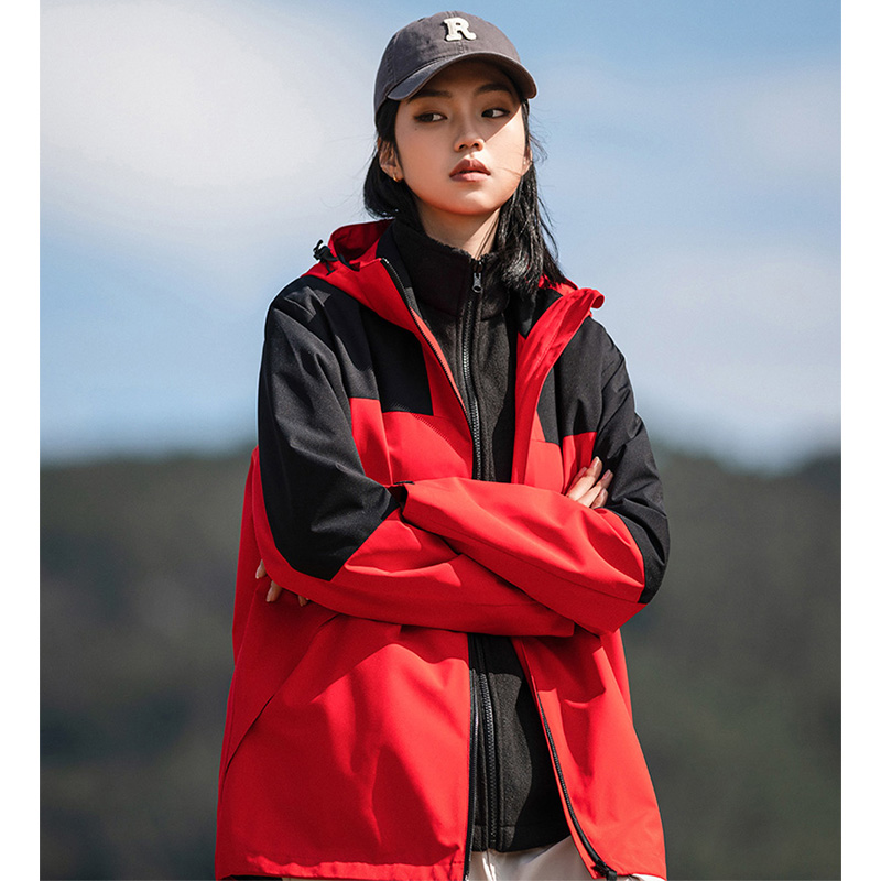 女款烈焰红黑色