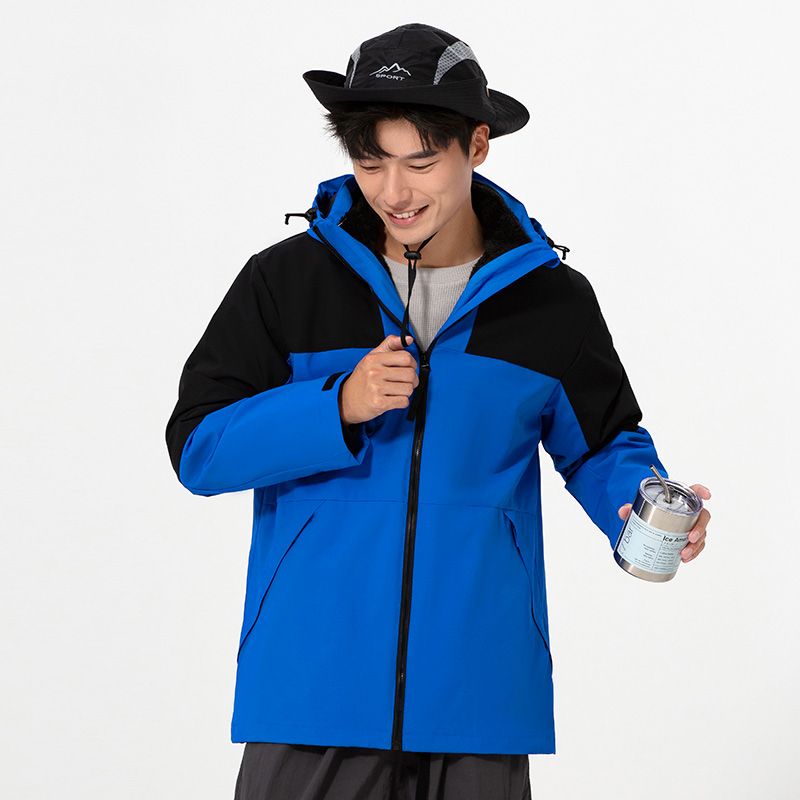 男款闪电蓝黑色