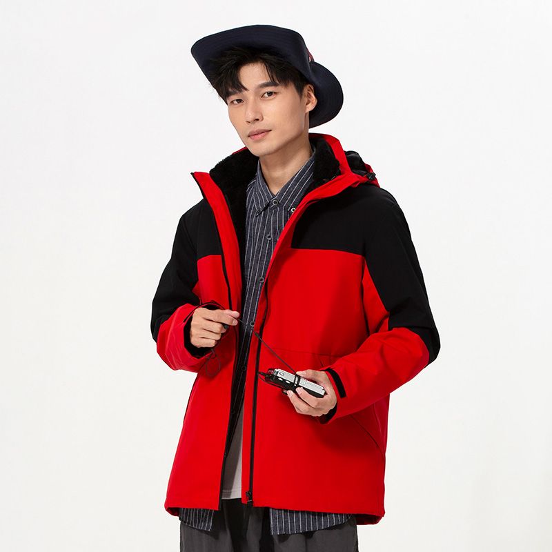 男款烈焰红黑色