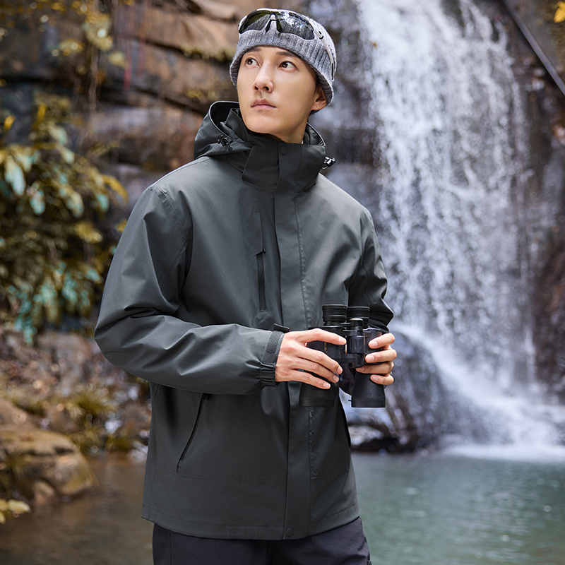 深灰色男女同款