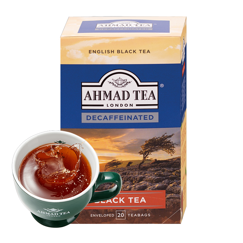 AHMAD TEA亚曼&middot;低咖啡因红茶2g*20包 枫叶色
