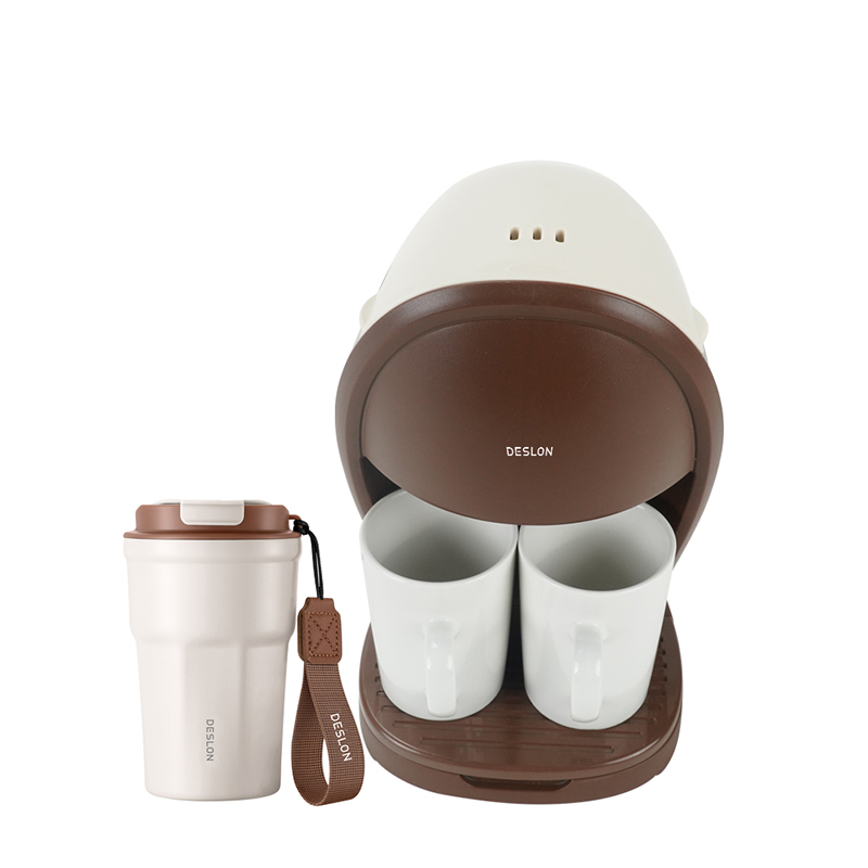 德世朗咖啡机DDQ-KF223 咖啡机保温杯 4件套（单位：套） 咖色