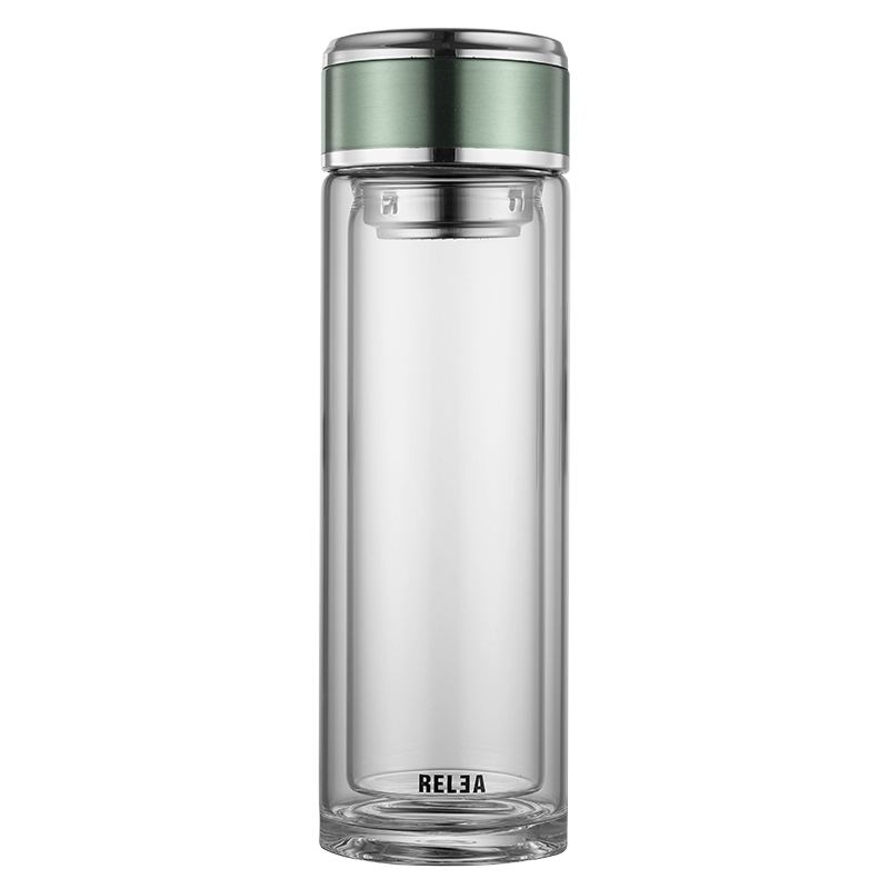 物生物茗爵玻璃杯320ML 单位：个 暗夜绿