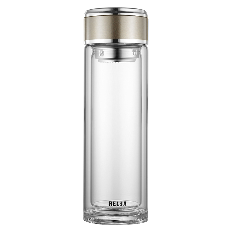 物生物茗爵玻璃杯320ML 单位：个 香槟金