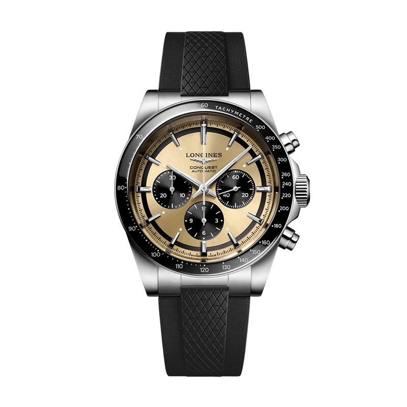 浪琴Longines 康卡斯系列悦动彩盘机械手表男表 L3.835.4.32.9(单位1块） 棕色