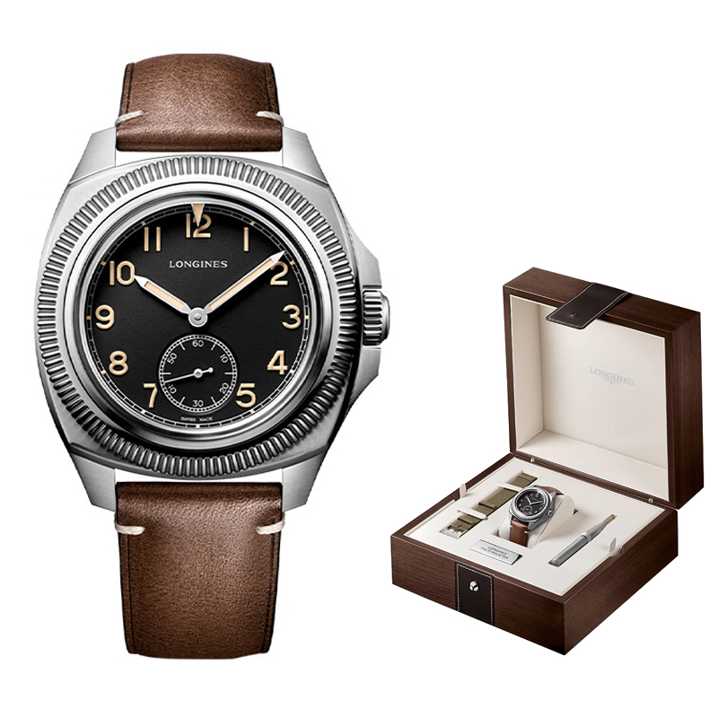 浪琴Longines 名经典飞航捷克空军1935机械手表男表 L2.838.4.53.9（单位1块） 黑色