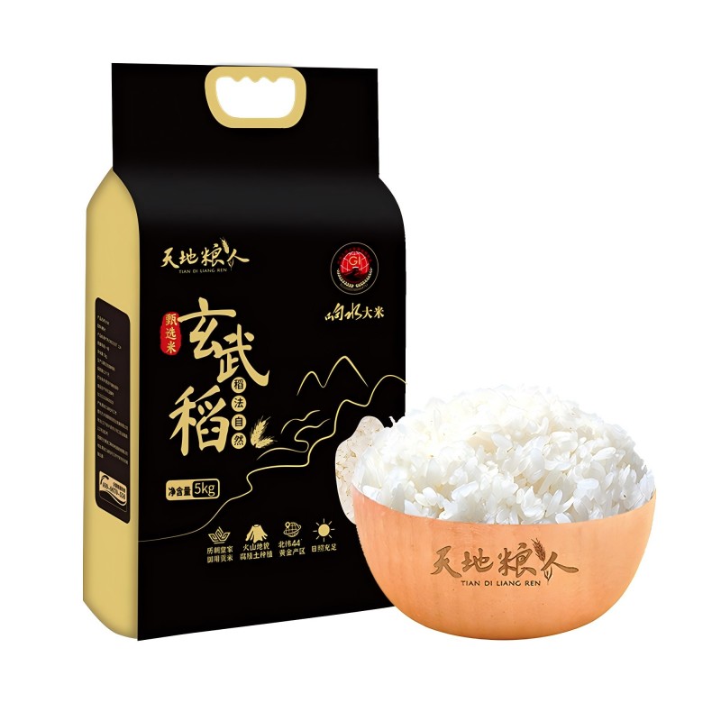 天地粮人响水大米玄武稻5kg（单位：袋） 绿色
