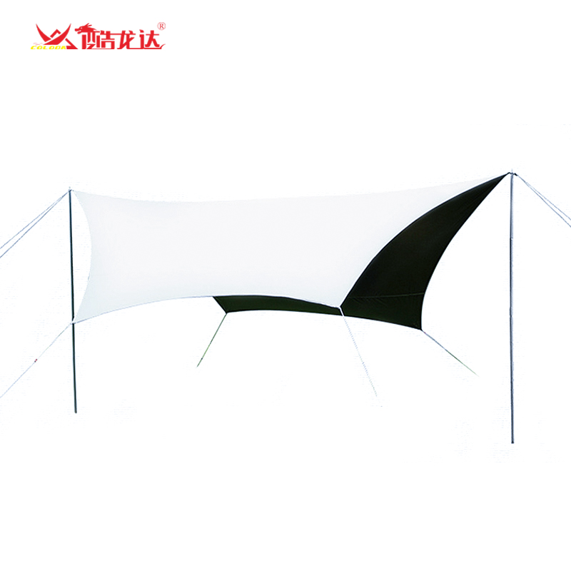 酷龙达（Coloda）蝶形6角天幕帐篷CLD-NTM02A（单位：个） 米白色